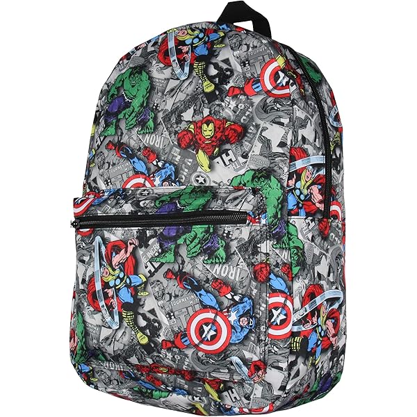 Amazon.co.jp: Marvel Comics オールオーバー スクールバック